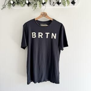 Burton Men’s Black Graphic Logo Short Sleeve T Shirt Small bB1009